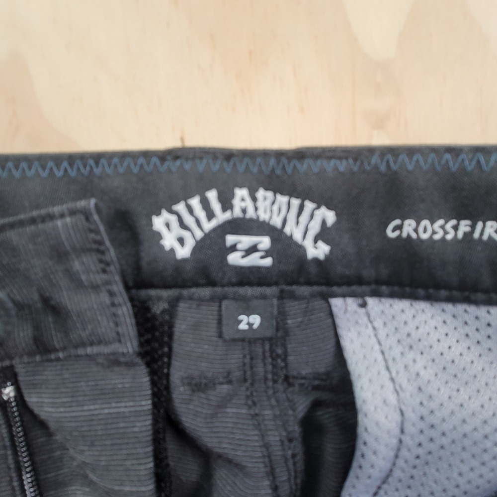 Billabong Crossfire Submersibles Hybrid Shorts Mens 29 Charcoal Gray Quick Dry - Picture 5 of 11